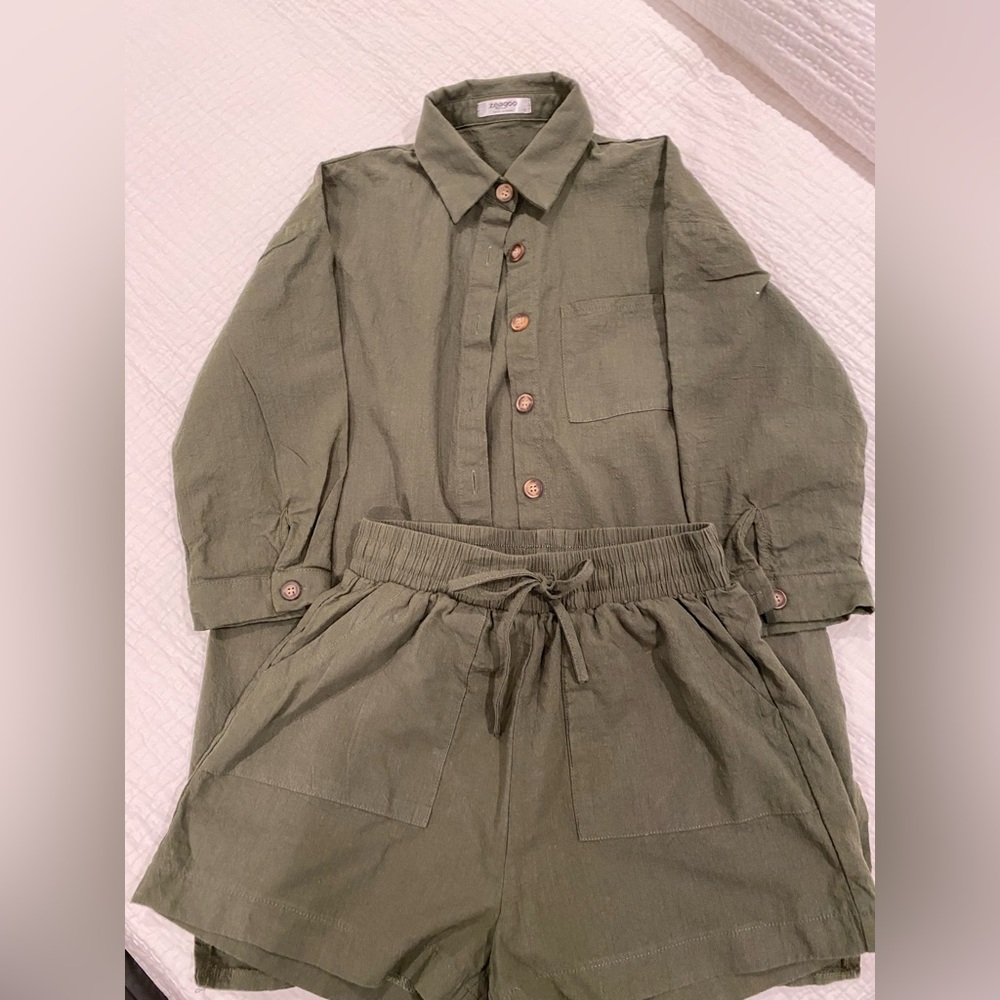 Seagoo XS army green set